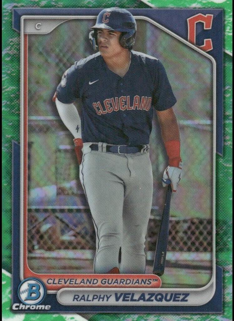 2024 Bowman Chrome Prospects Baseball Lunar Glow Ralphy Velazquez #BCP-29