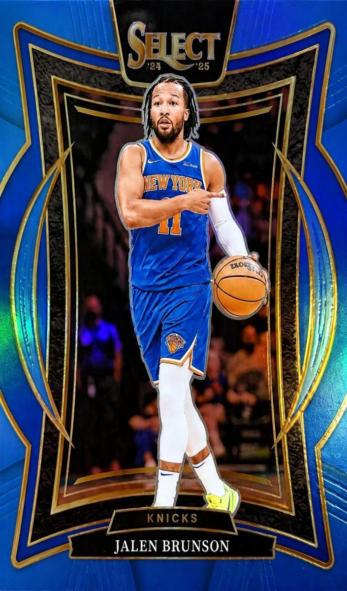 2024 Panini Select Basketball Light Blue Jalen Brunson #42 PSA 10