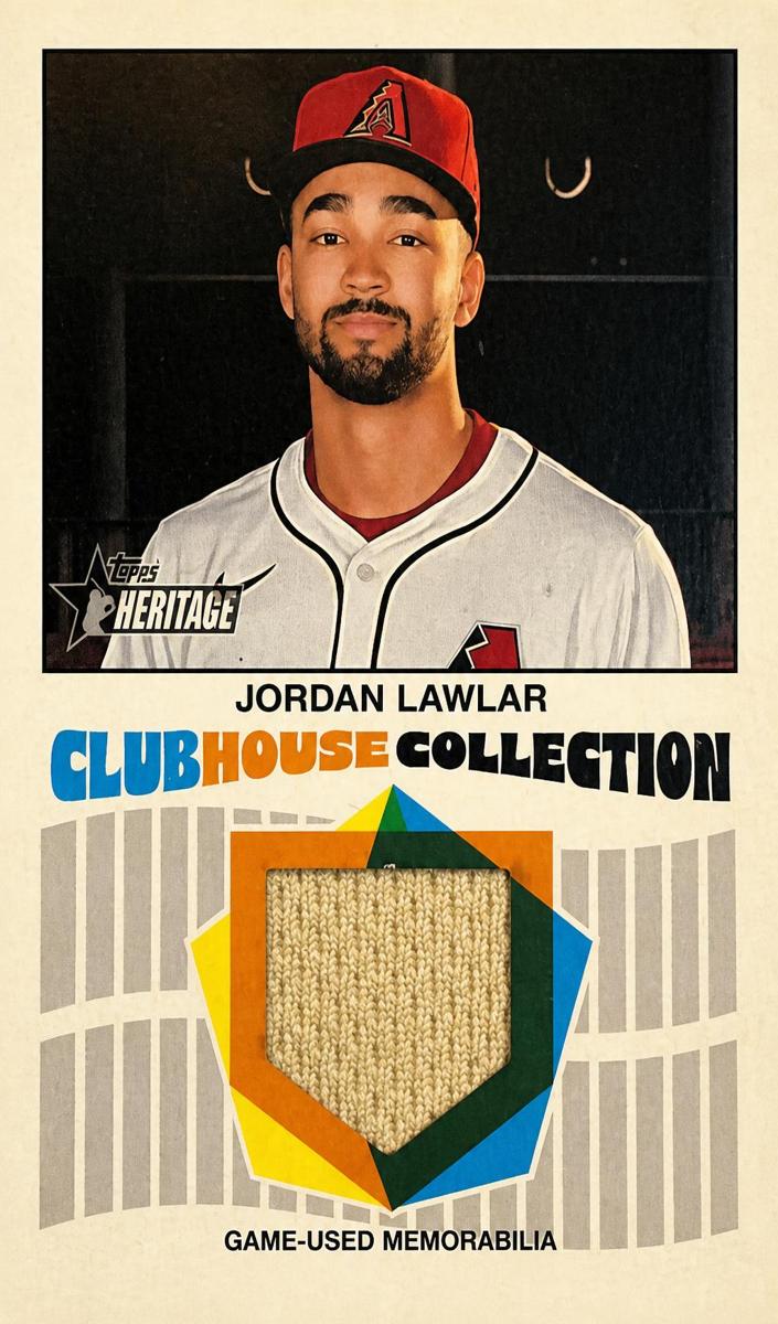 2026 Topps Heritage Baseball Jordan Lawlar #CCR-JLA