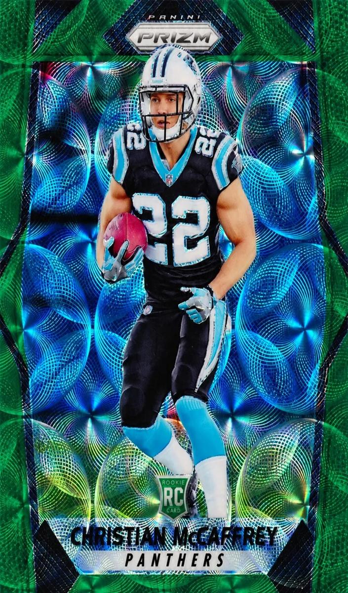 2017 Panini Prizm Football Green Scope Christian McCaffrey #249