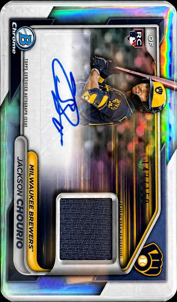 2024 Bowman Chrome Baseball Jackson Chourio #BCAR-JCH SGC 10