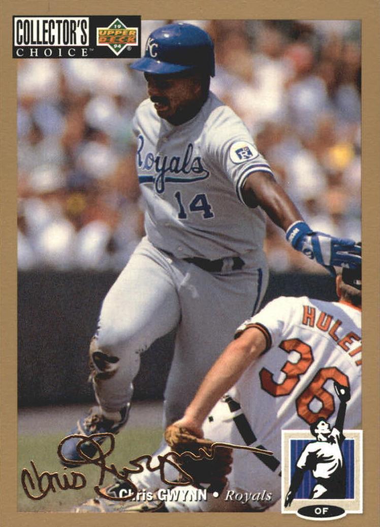 1994 Upper Deck Collector's Choice Baseball Gold Signature Chris Gwynn #121