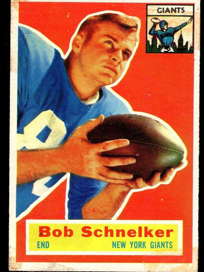 1956 Topps Football Bob Schnelker #89
