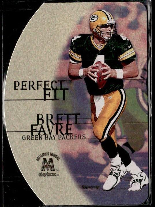 1999 Skybox Molten Metal Football Gold Brett Favre #2PF BGS 9.5