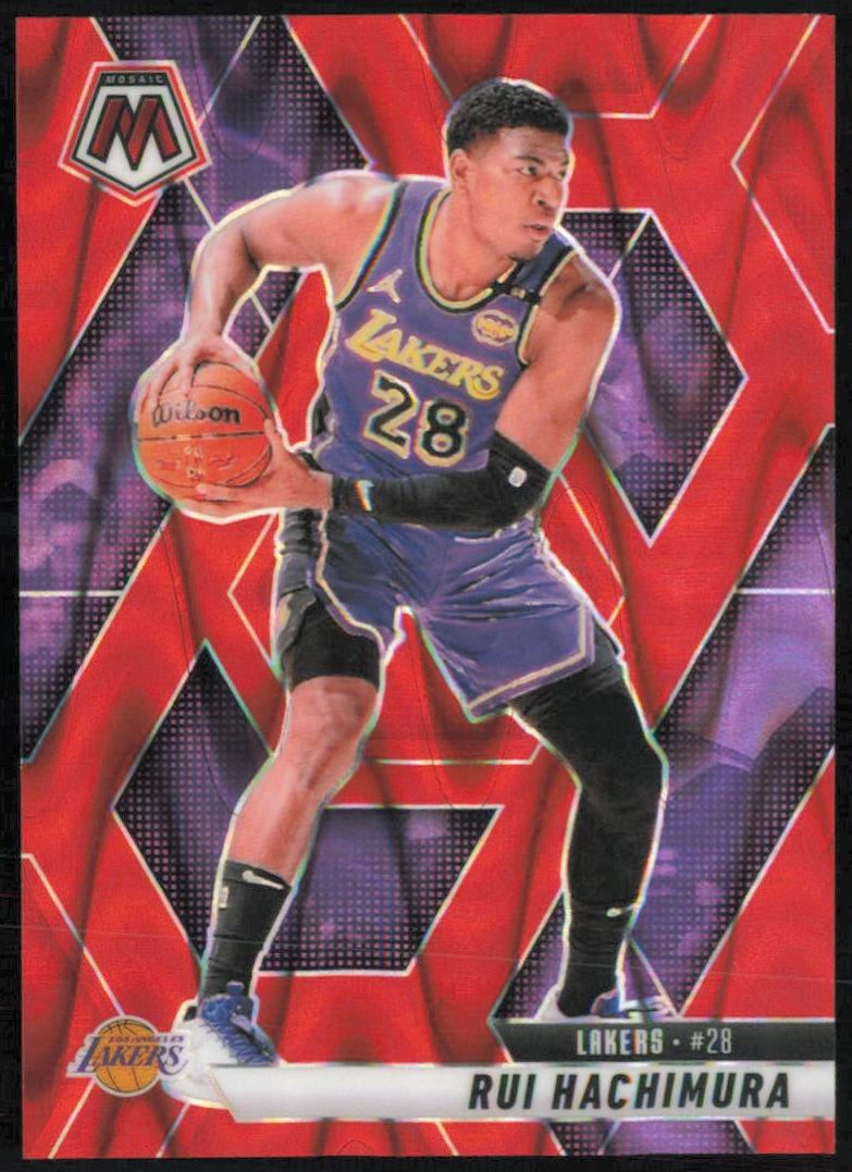 2024 Panini Mosaic Basketball Red Seismic Rui Hachimura #88