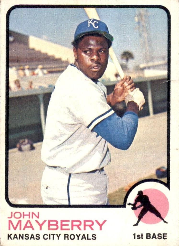 1973 Topps Baseball John Mayberry #118 PSA 9