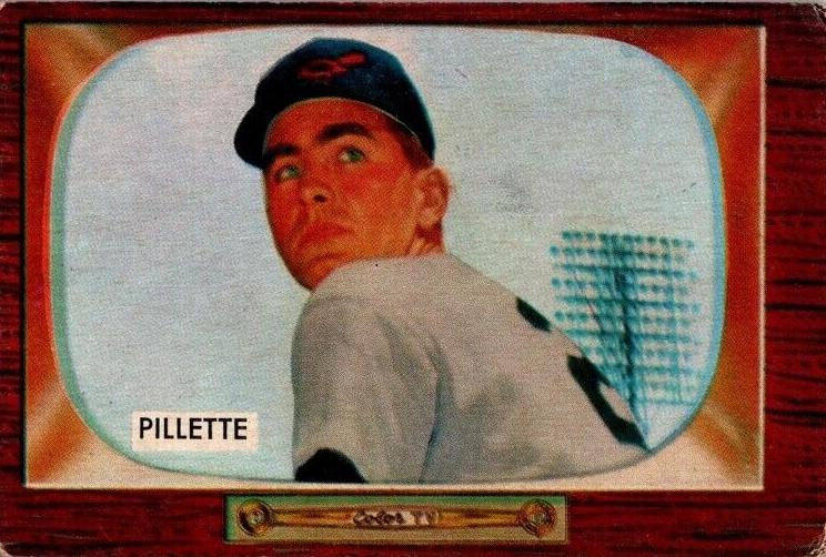 1955 Bowman Baseball Duane Pillette #244