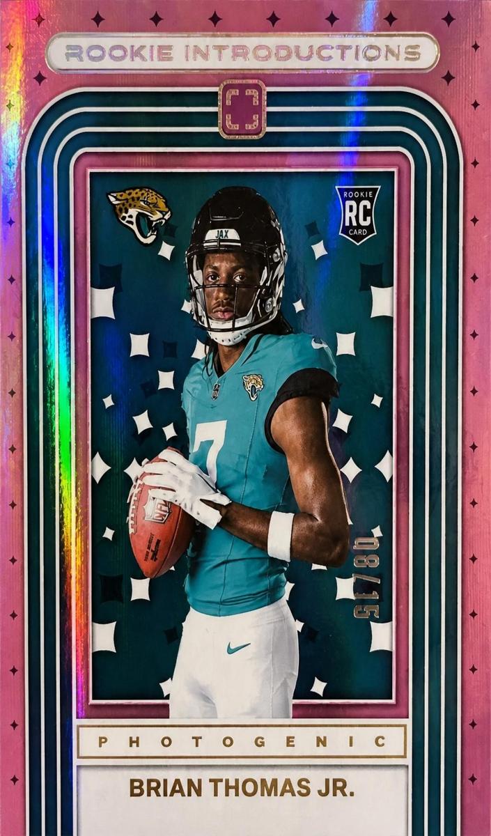 2024 Panini PhotoGenic Football Pink Brian Thomas Jr. #13