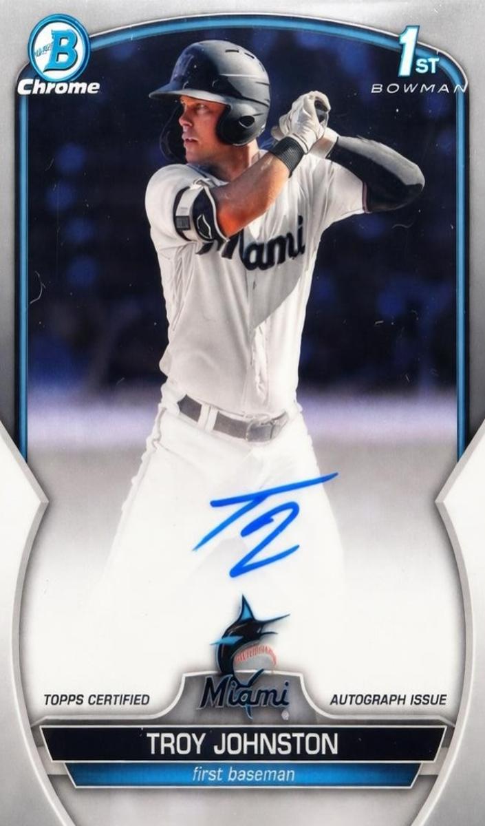 2023 Bowman Chrome Prospects Baseball Troy Johnston #CPA-TJN
