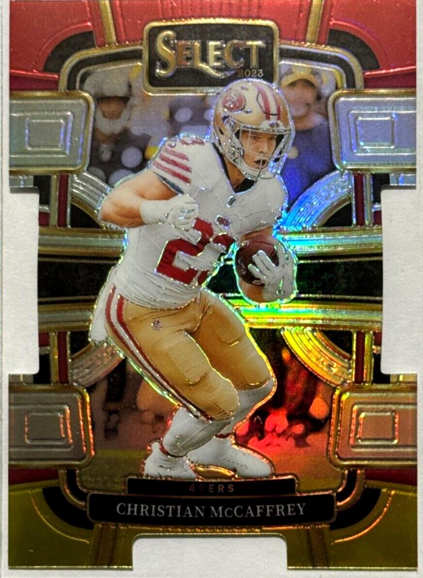2023 Panini Prizm Football Red Yellow Christian McCaffrey #267