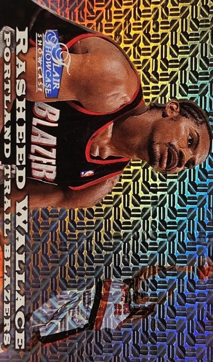 1997 Flair Showcase Basketball Row 0 Rasheed Wallace #80 BGS 9.5