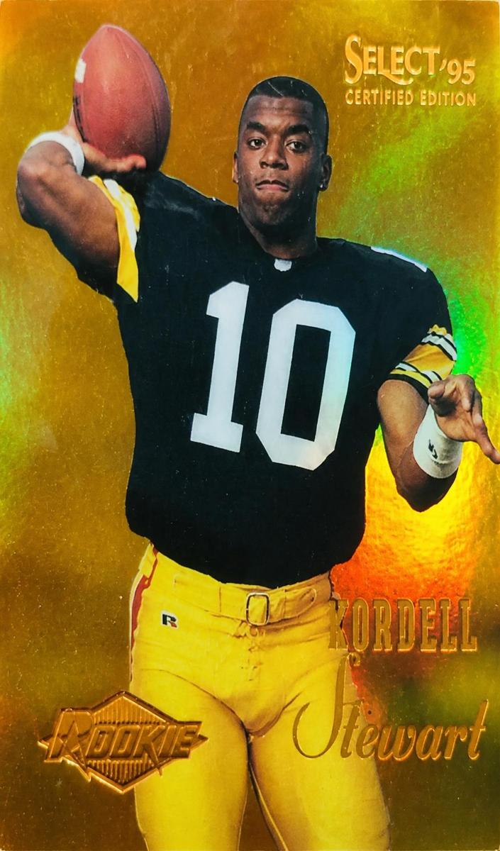 1995 Select Certified Football Mirror Gold Kordell Stewart #129