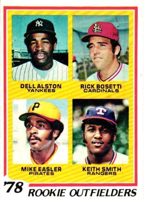 1978 Topps Baseball Rookie Outfielders #710 PSA 9
