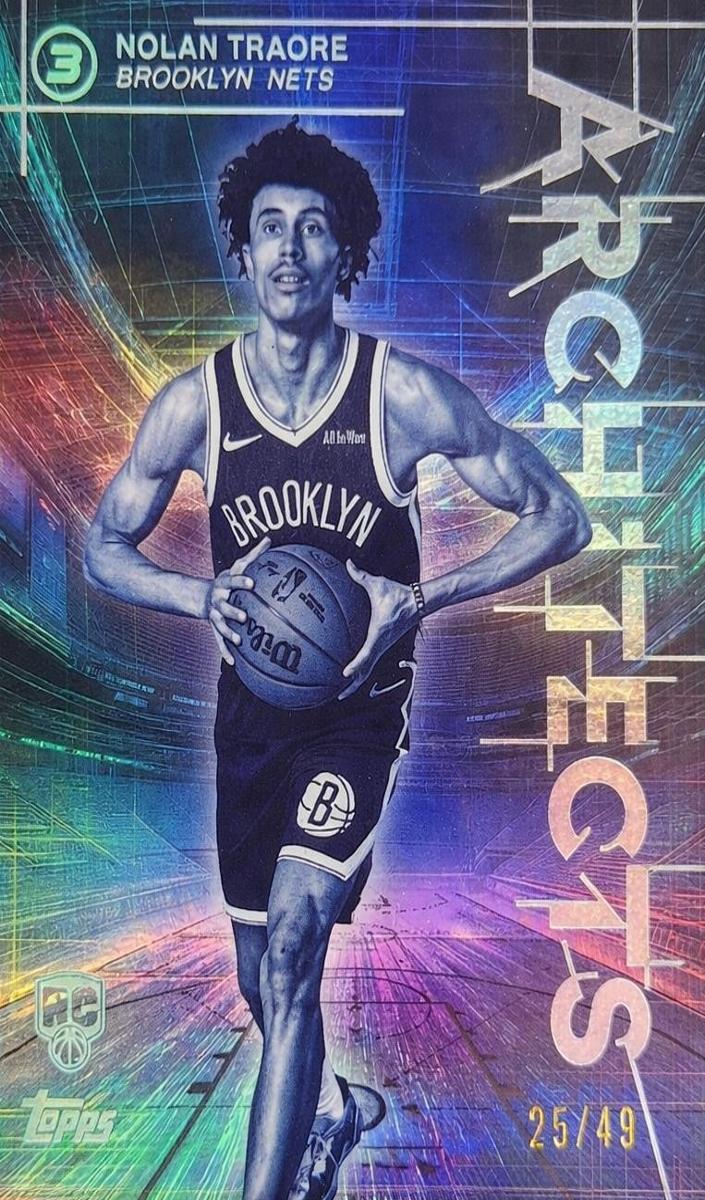 2025 Topps Three Basketball Nolan Traore #AR-10