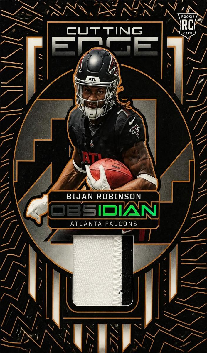 2023 Panini Obsidian Football Electric Etch Orange Bijan Robinson #CEM-BRO