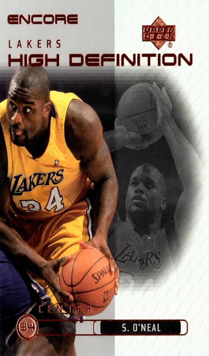 1999 Upper Deck Encore Basketball Shaquille O'Neal #HD18
