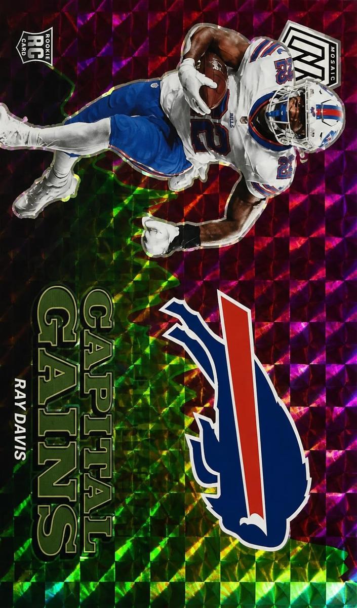 2024 Panini Mosaic Football Mosaic Purple Ray Davis #4