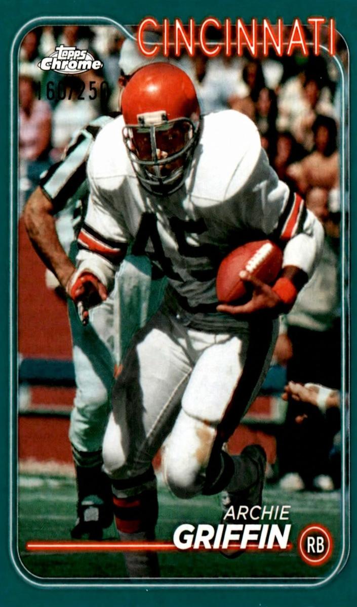 2024 Topps Chrome Football Teal Refractor Archie Griffin #26