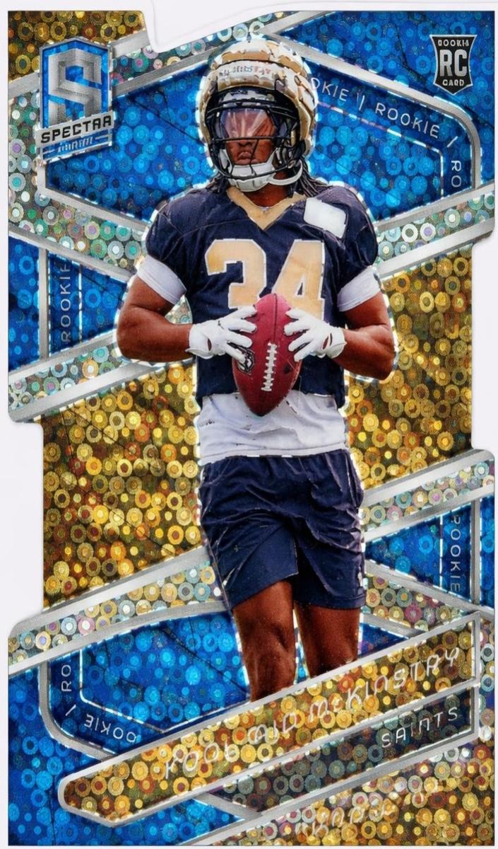 2024 Panini Spectra Football Neon Blue Die Cut Kool-Aid McKinstry #169