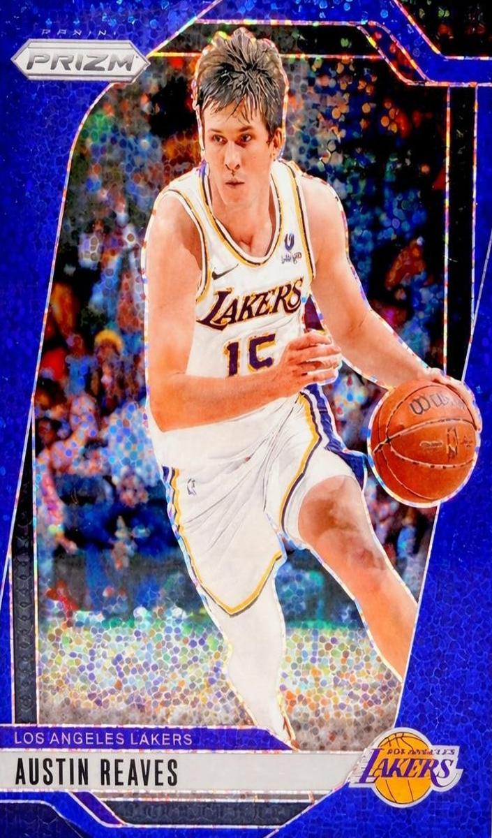 2024 Panini Prizm Basketball Blue Sparkle Austin Reaves #26