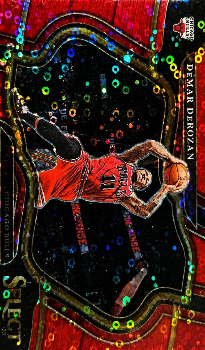 2022 Panini Select Basketball Red Disco DeMar DeRozan #205