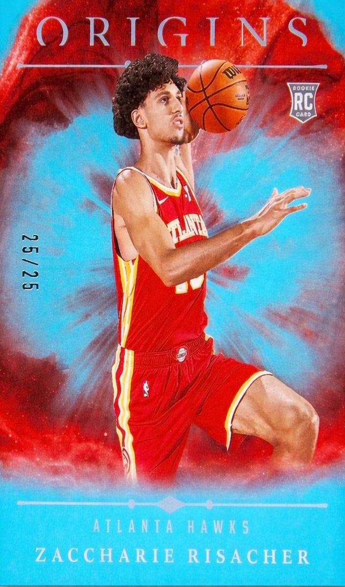 2024 Panini Origins Basketball Turquoise Zaccharie Risacher #94