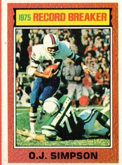 1976 Topps Football O.J. Simpson #6