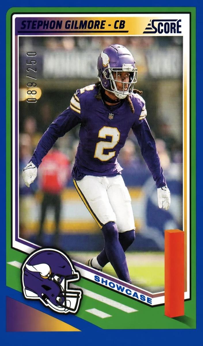 2025 Panini Score Football Showcase Stephon Gilmore #81