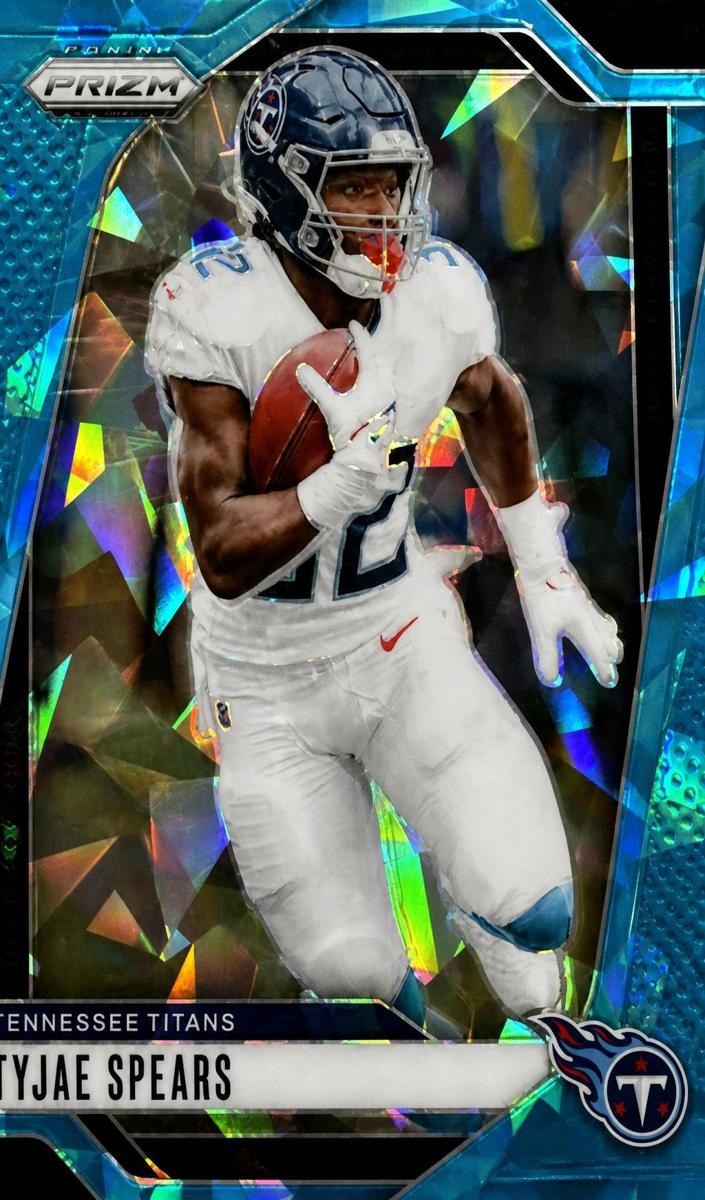 2024 Panini Prizm Football Blue Ice Tyjae Spears #278