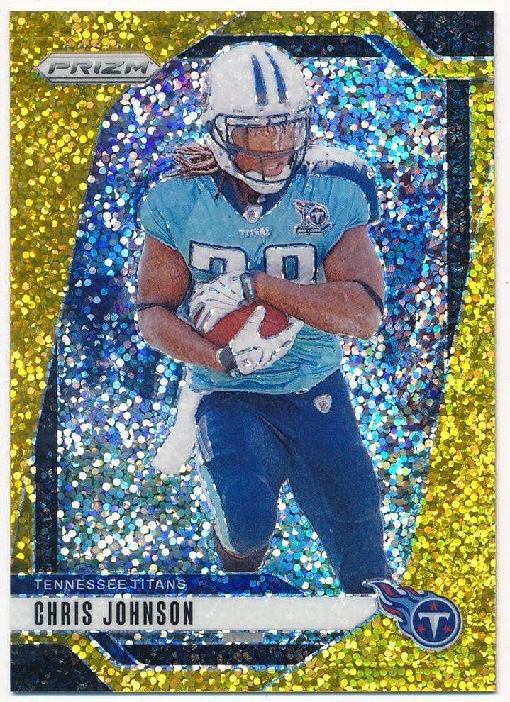 2024 Panini Prizm Football Gold Sparkle Chris Johnson #284