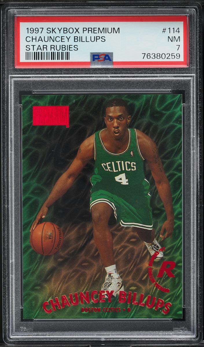 1997 Skybox Premium Basketball Star Rubies Chauncey Billups #114 BGS 8.5