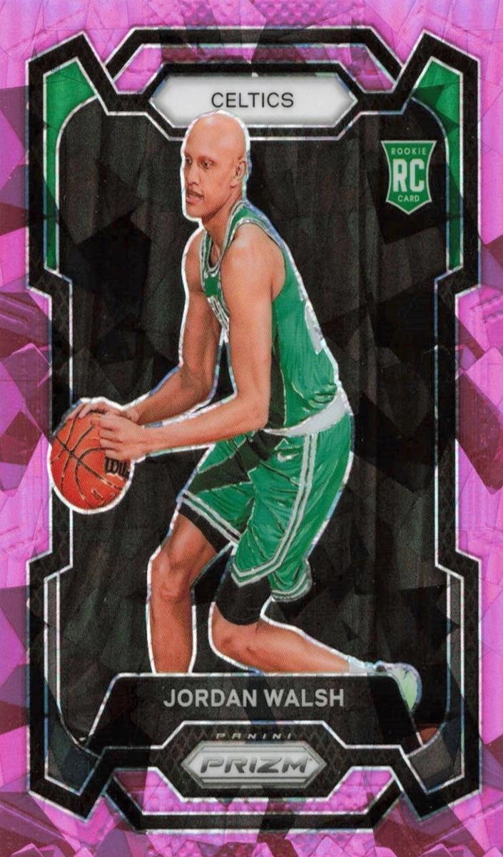 2023 Panini Prizm Basketball Pink Ice Jordan Walsh #158 PSA 10