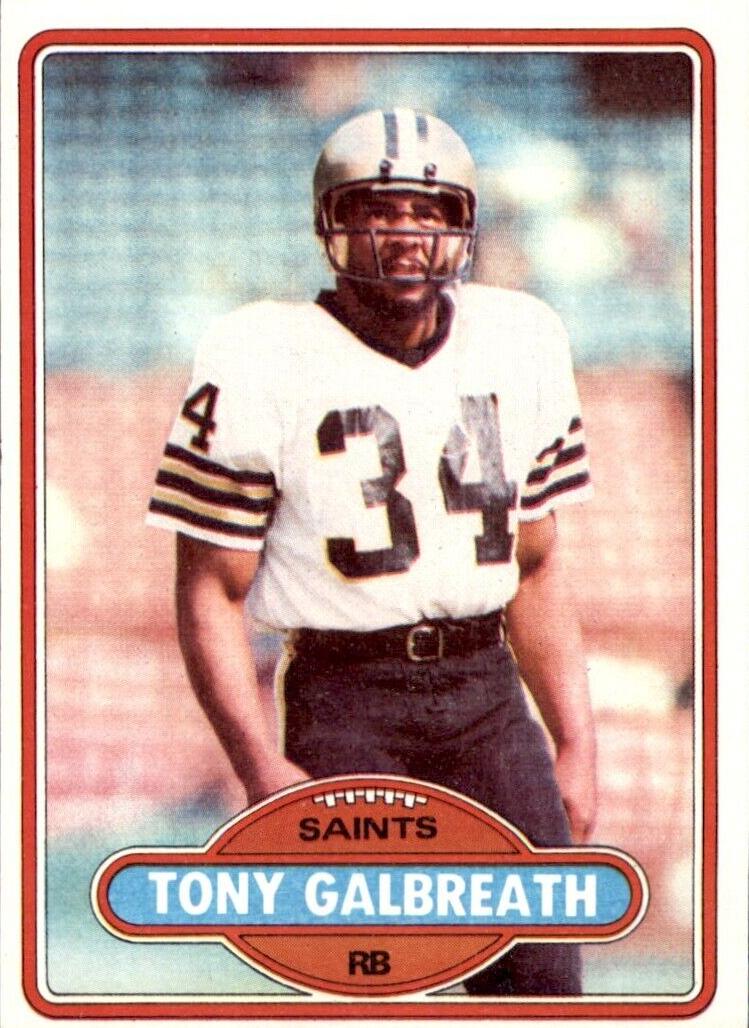 1980 Topps Football Tony Galbreath #426 PSA 10