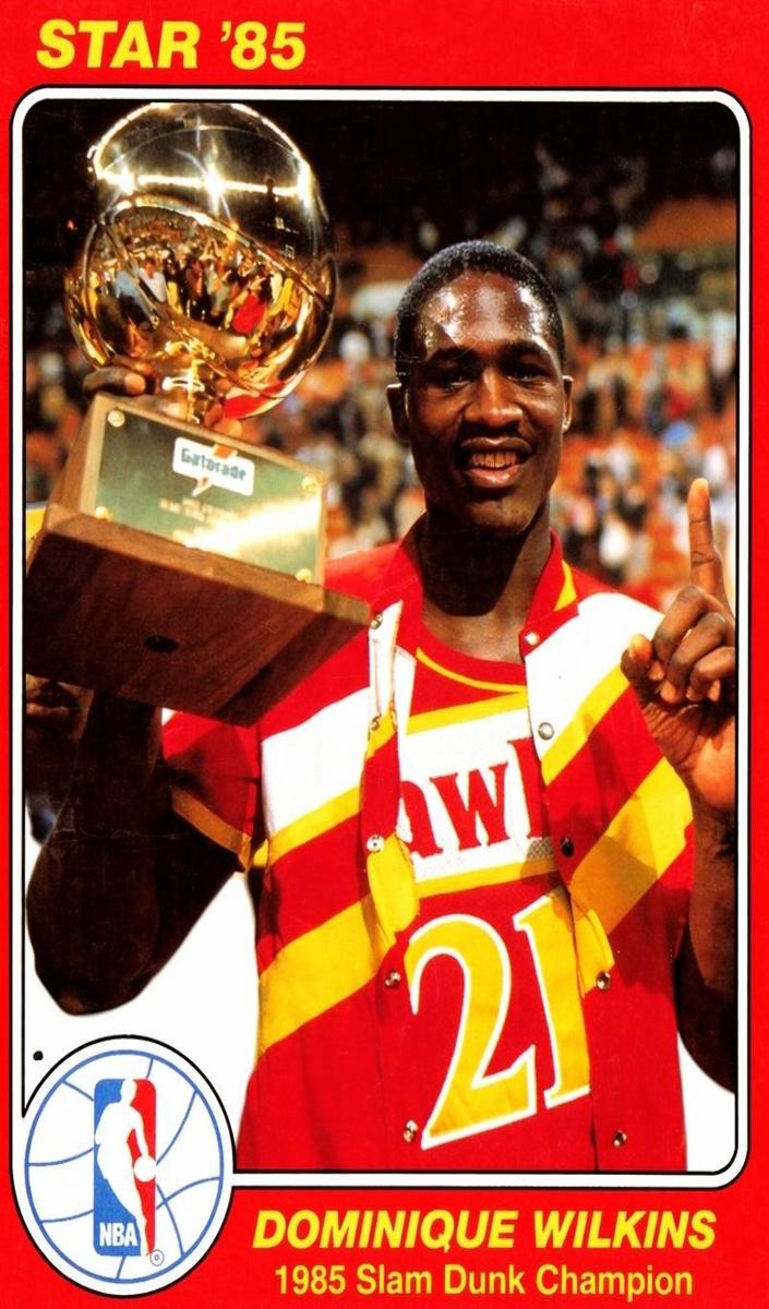 1985 Star Basketball Dominique Wilkins #10