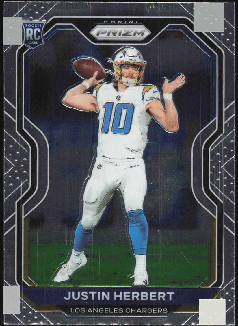 2020 Panini Prizm Football Justin Herbert #325 PSA 10