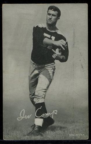 1948-52 Exhibits Black & White W468 Football Irv Comp #NNO