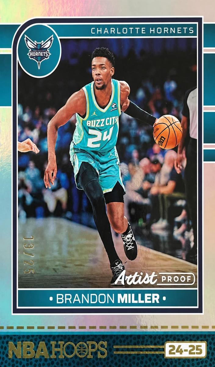 2024 Panini Hoops Basketball Artist Proof Brandon Miller #224