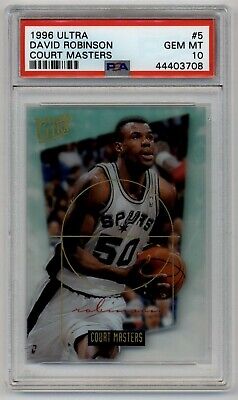 1996 Fleer Ultra Basketball David Robinson #5 PSA 8
