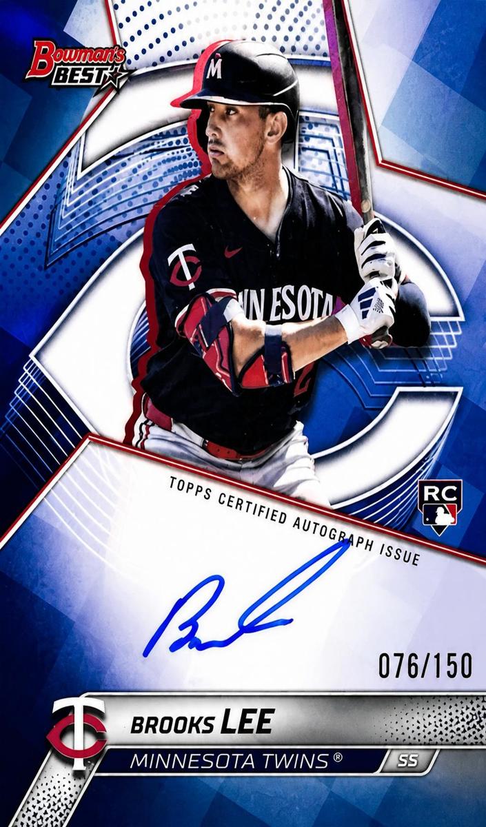 2025 Bowman's Best Baseball Blue Refractor Brooks Lee #B25-BL
