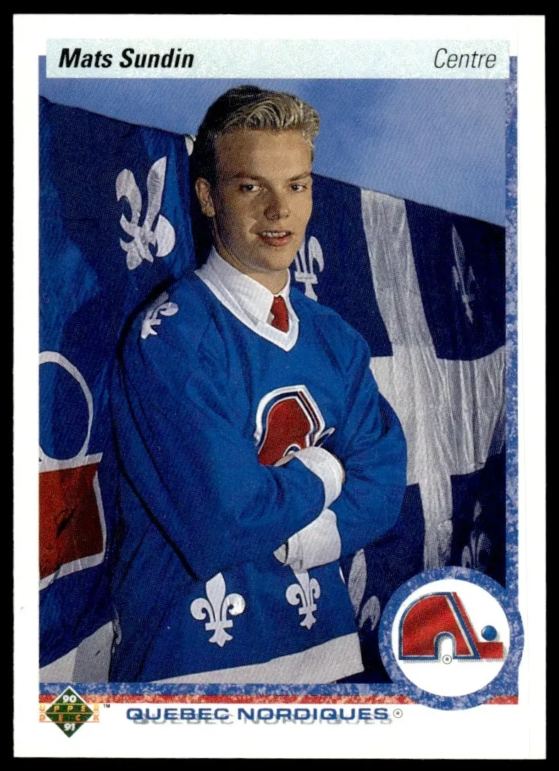 1990 Upper Deck Hockey Mats Sundin #365 PSA 9