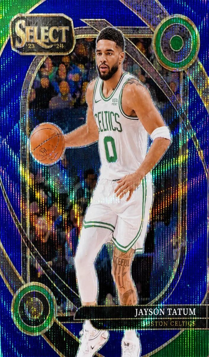 2024 Panini Select Basketball Blue Wave Jayson Tatum #246