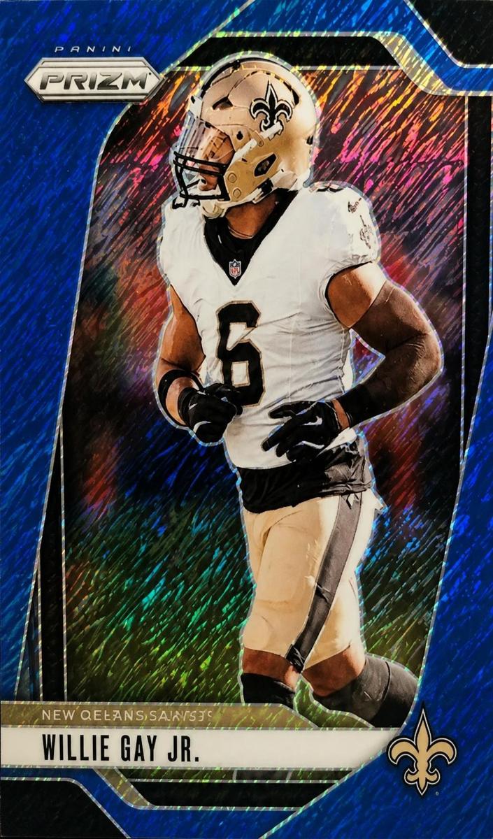 2024 Panini Prizm Football Blue Shimmer Willie Gay Jr. #208