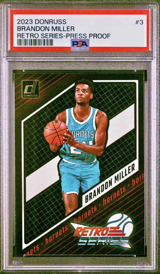 2023 Panini Donruss Basketball Press Proof Brandon Miller #3