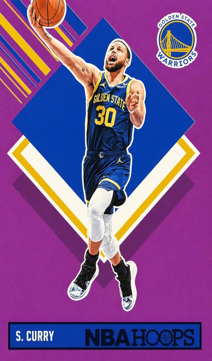2024 Panini Hoops Basketball Purple Stephen Curry #282