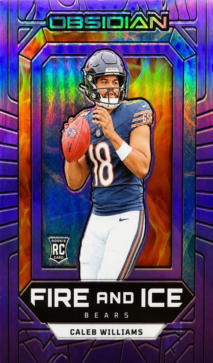 2024 Panini Obsidian Football Purple Caleb Williams #20