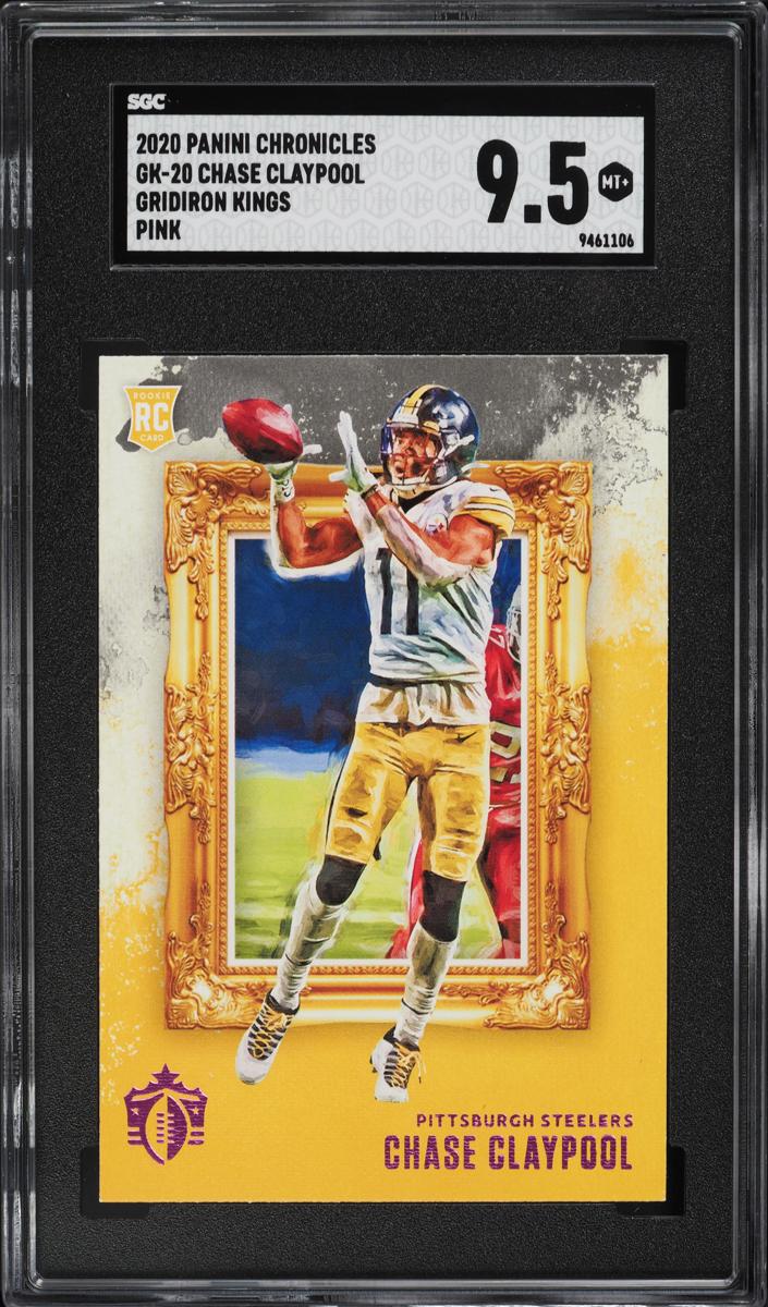 2020 Panini Chronicles Football Pink Chase Claypool #GK-20 SGC 9.5