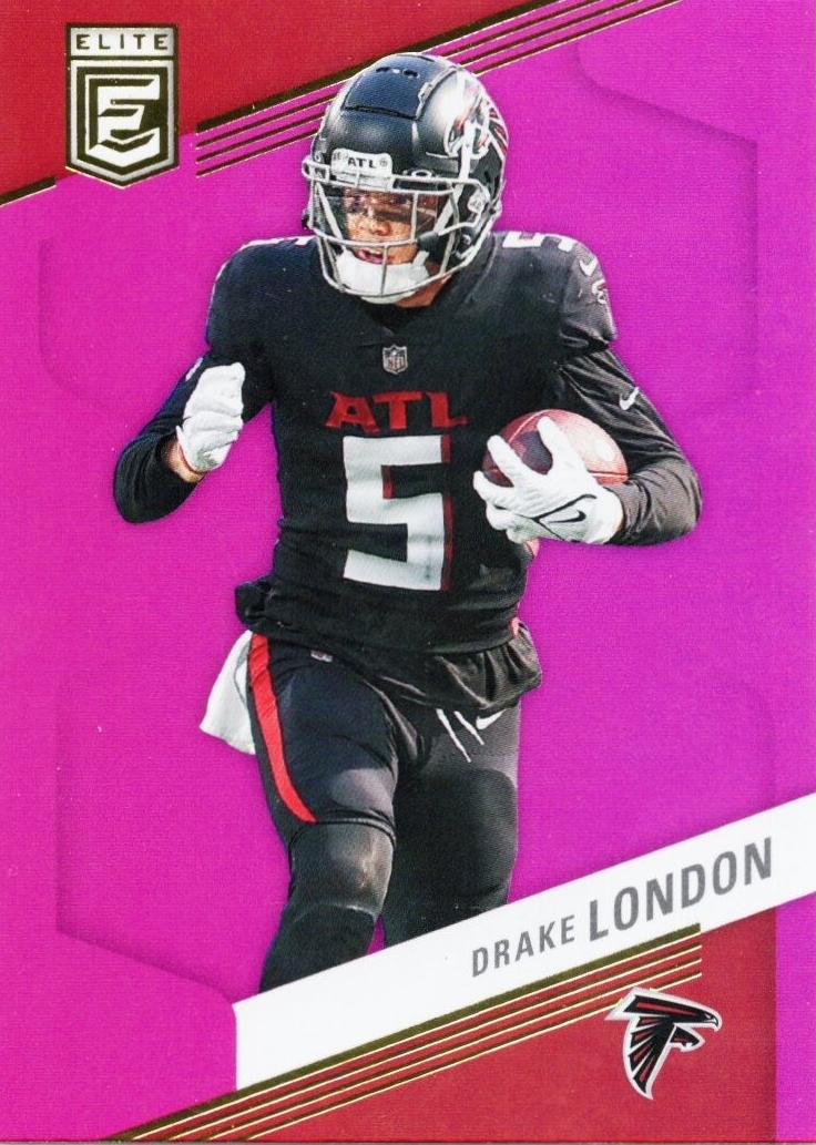 2023 Donruss Elite Football Pink Drake London #36