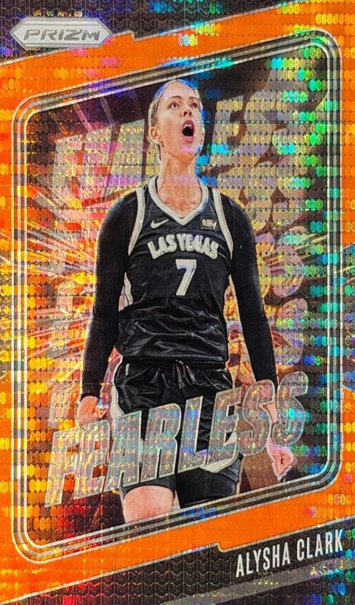 2024 Panini Prizm WNBA Basketball Orange Pulsar Alysha Clark #3