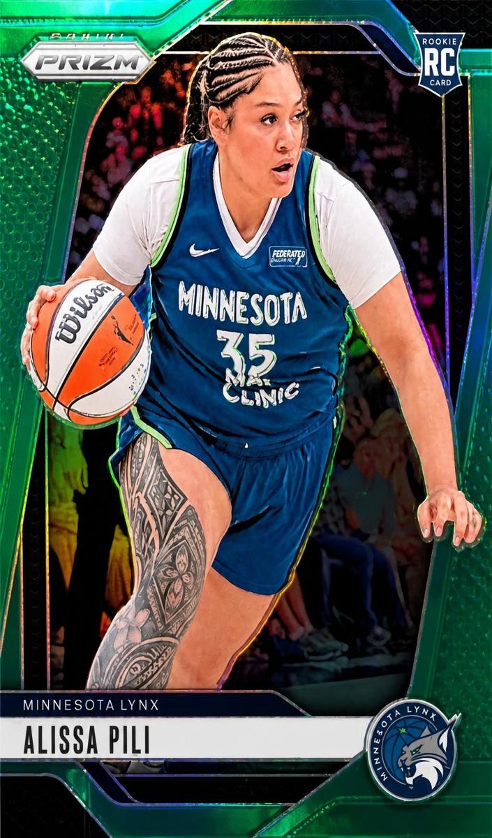 2024 Panini Prizm WNBA Basketball Green Alissa Pili #83 PSA 9