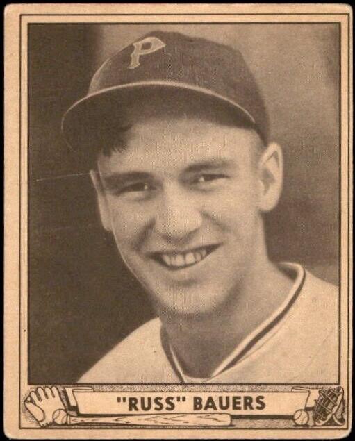 1940 Play Ball Baseball Russ Bauers #219